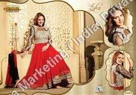 Georgette Anarkali Suits Size: Customized