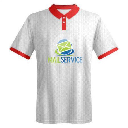 Promotional T Shirt - Poly Cotton, Short Sleeves, Unisex Size XXS-XXXL, Plain Pattern, White Color, Polo Collar