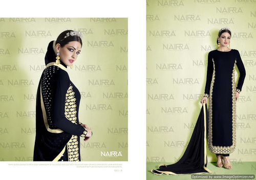 Best Embroidered Work Georgette Designer Suit