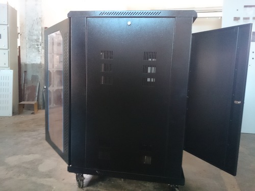 Networking Rack Suppliers - Steel 42U Black, 800kg Load Capacity | Secure Storage, Organized Cabling, Scalable System