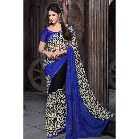 Georgette Printed Saree