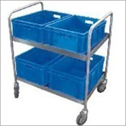 Plate Collection Trolley With Crates