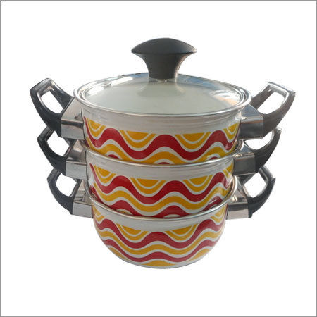 Stainless Steel Enamel Casserole Dish