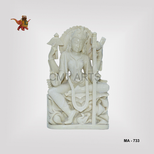 Figurine Cultured Marble Saraswati