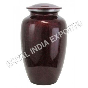 Aluminium Maroon Urn