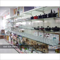 Wall Mount Rack - Heavy Duty Steel Construction | Single Sided, Powder Coated Finish, Glossy Look, Ideal For Supermarkets And Commercial Use