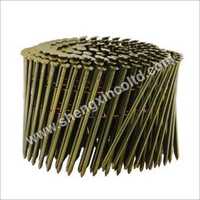 2.3mm 64mm Coil Nail - Low-carbon Steel, Galvanized, 15/16â° Angle | Lightweight, Bend Resistant, Corrosion Proof