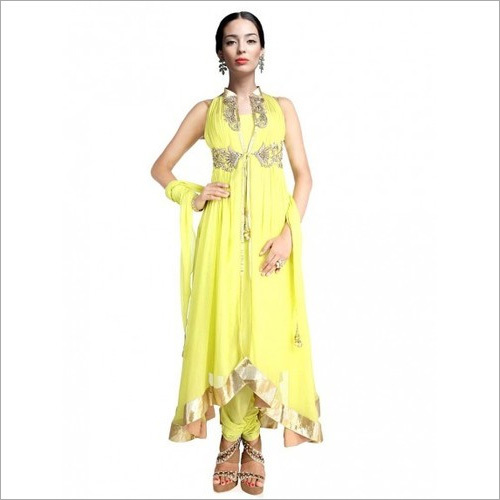 Asymmetric Anarkali Dress