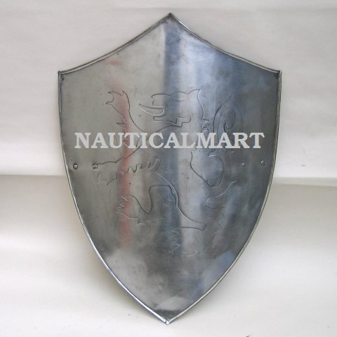 Armor Lion Shield Medieval Collectible Larpn