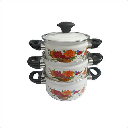 Enamel 3 pcs Casserole Set