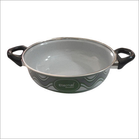 Aluminum Alloy Large Enamel Kadai