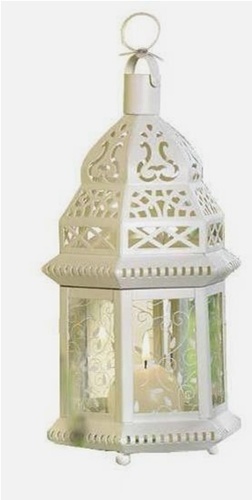 White Moroccan Lantern