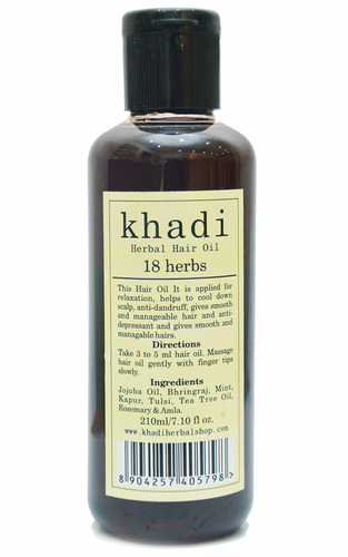 Khadi 18 Herbs Hair Oil Khadi 18 Herbs Hair Oil