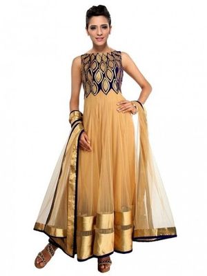 Partywear Floral Anarkali Gown - Anarkalis are long gown ...