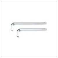 Hex Key Wrench - Stainless Steel, Extra Long Size With 10-50 Millimeter Width | Manual Usage For Laboratory Applications, Silver Finish