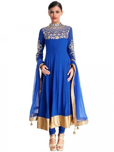 Blue Anarkali Suit