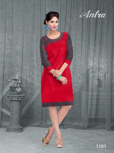 Printed lenin Kurti