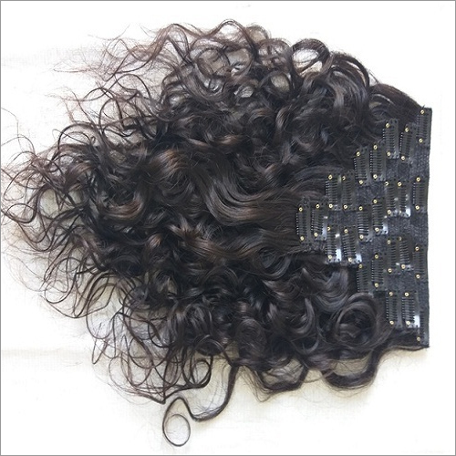 Indian Curly Clip On Hair Extensions