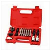 Alternator Pulley Remover Kit - Stainless Steel & Plastic, 10-50 Millimeter Width, Red & Black Design, Manual Use For Laboratory Applications