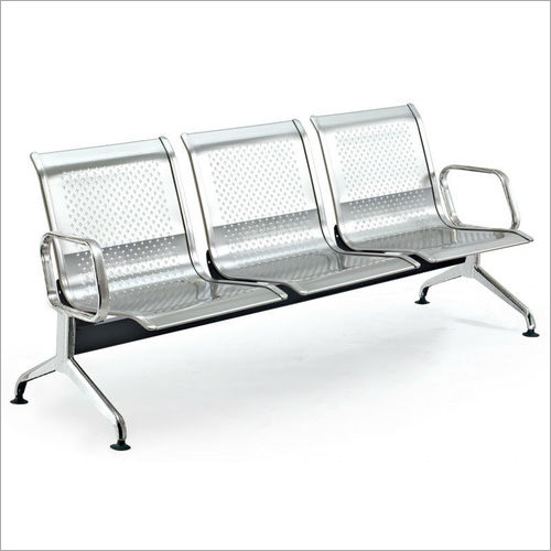Machine Made 3 Seater Visitor Chair