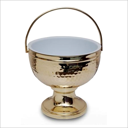 Hammered Holy Water Bucket