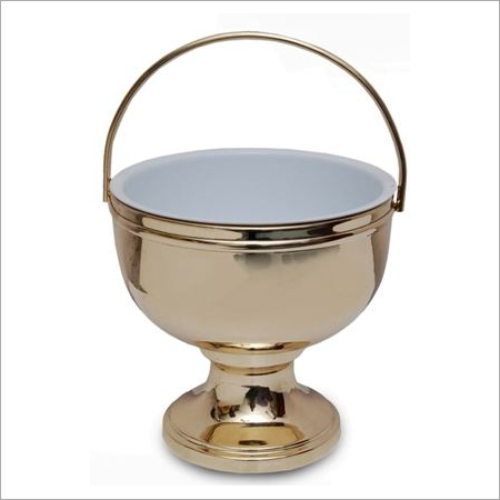 Polished Holy Water Bucket