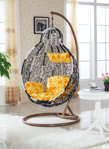 PE Rattan Hanging Swing Chair - High Quality PE Rattan, 100x75x125cms | 120kg Load Capacity, Durable, UV Resistant, Easy to Clean, Weather Resistant, Mould Resistant