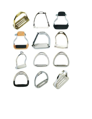 GLOSSY SADDLES - Steel, Multiple Sizes, Gold | Secure Grip, Comfortable Ride, Durable Design, Improved Balance, Enhanced Control