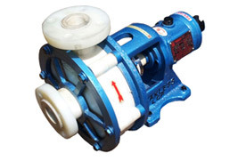Industrial Non Metallic Centrifugal Injection Moulded Pump - Color: Blue