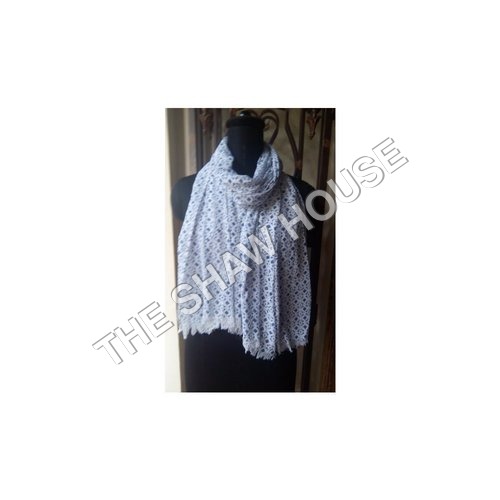 Cotton Printed Stole - Pashmina Style, Vibrant Floral Patterns for Women