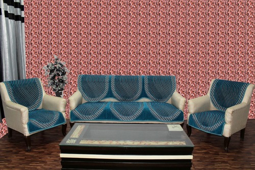 Printed Chenille Sofa Cover Activa