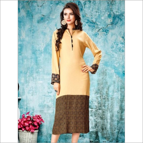 Chinese Collar Kurti