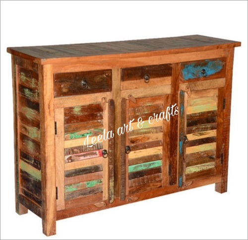 RECLAIMED WOOD 3 DRAWERS CHEST