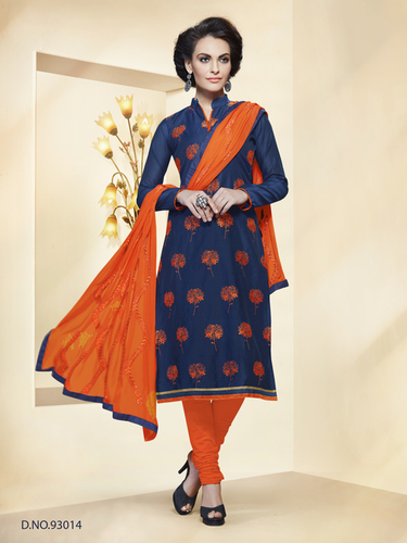 Navy Blue Exclusive Dress Material