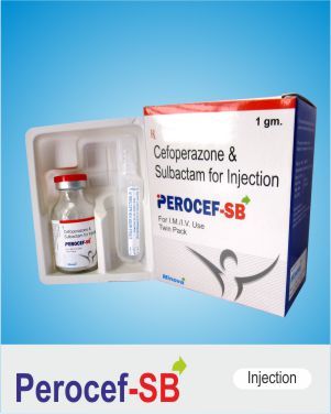Perocef Sb Injection Ingredients: Cefoperazone 500Mg + Salbactum Sodium 500Mg