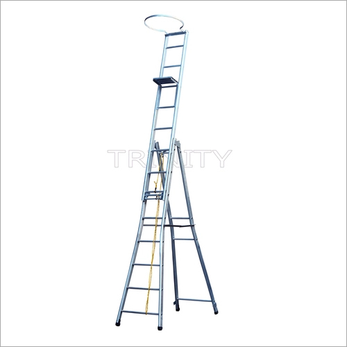 Aluminium Self Supporting Extension Ladder Size: 6Ft X 10Ft To 24Ft X 43Ft