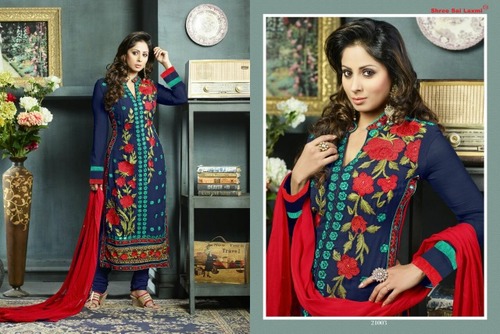 Shehnaz Georgette Heavy Embriodary Suit