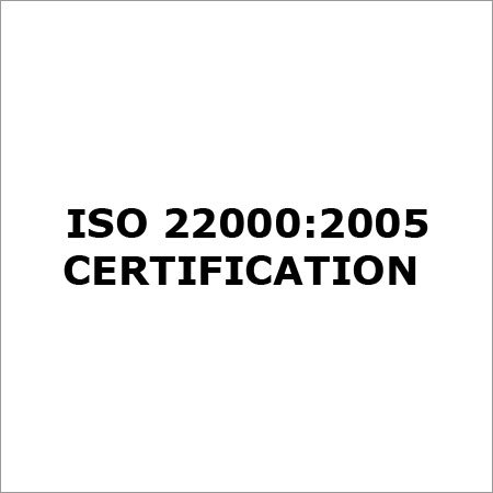 ISO 22000 2005 Certification