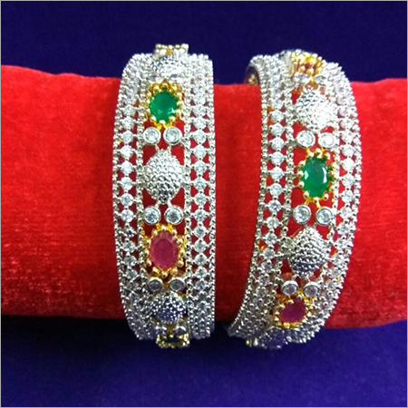 Fashion Designer Colour Stone Bangles
