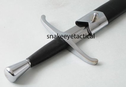 15th Century Archer Sword Replica – Full Tang 1065 Carbon Steel With Brass Pommel & Scabbard