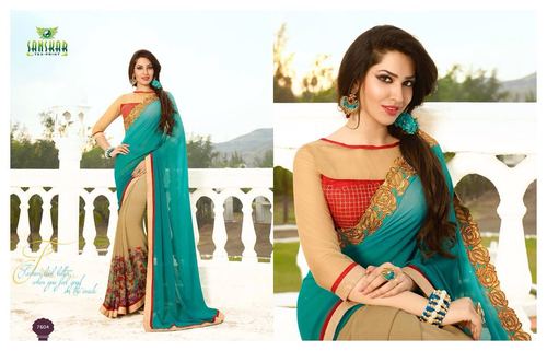 designer printed sarees