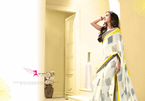 Fancy Work Saree