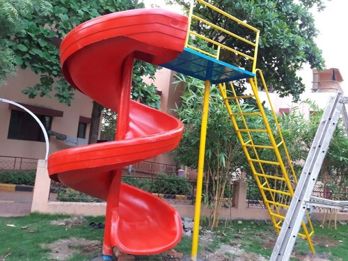 Spiral slide with Ladder