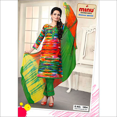 Glamour Special - Cotton, Multicolor | Stylish Design, Soft Fabric, Comfortable Fit, Durable Material, Trendy Printed Suit