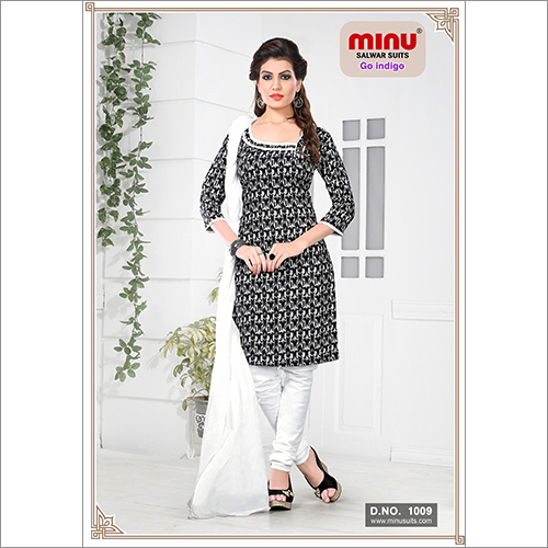 Go Indigo - Cotton, 44 Inch, Black | Elegant Design, Soft Fabric, Comfortable Fit, Stylish 3/4 Sleeves