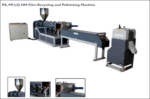 PE, PP, LD, HM Film Recycling and Pelletizing Machine