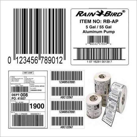 Pre Printed Barcode Label - Paper Variable Size | Permanent Adhesive Multiple Barcodes High Resolution Print Easy Application Inventory Control