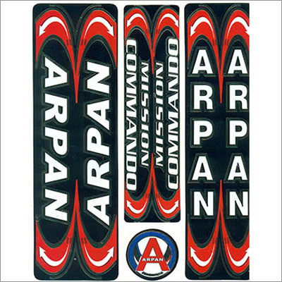 Foil Sticker - Vinyl, Varied Dimensions, Red, 0.1mm Thick | Durable, Versatile, Glossy Finish, Waterproof, High-Resolution Print