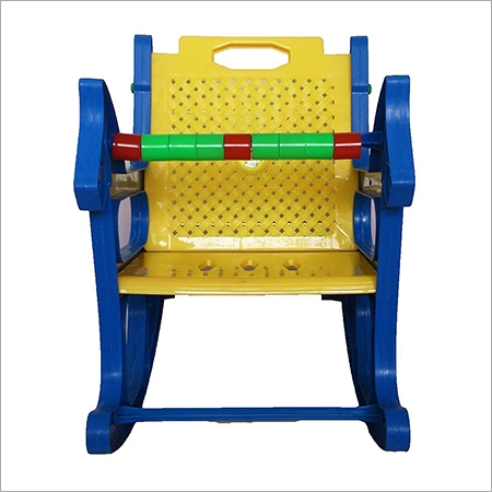 Blue-Yellow Rocking Chair