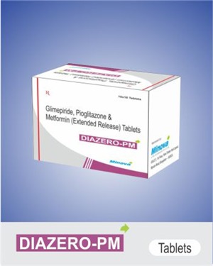 Diazero Pm Tablet Ingredients: Glimepirie-2Mg